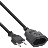Brennenstuhl – Maadoittamaton jatkojohto, suora CEE 7/16 (Europlug) Euro-pistorasiaan, 5 m, musta (1161800)