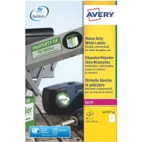 Avery Heavy duty labels white suitable for in- and outdoor use (-20oC to +80oC)