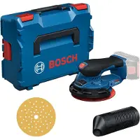 Bosch Epäkeskohiomakone GEX 18V-150-3 Professional; 18 V (ilman akkua ja laturia) + L-BOXX 162