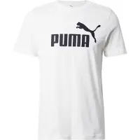 Puma Toiminnallinen paita 'Essentials No. 1' musta / valkoinen