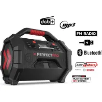 Perfectpro Työmaaradio - - ROCKTAGON 18V - Moniakku - Radio-toiminto - Erinomainen äänenlaatu