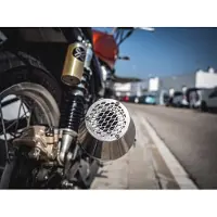 Gpr Exhaust Systems Ultracone Inox Cafè Racer Silencer Without Link Pipe Cb 1100 F 83-99 Hyväksytty äänenvaimennin