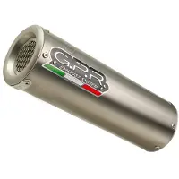 Gpr Exclusive M3 Natural Titanium Full Line System Ak 550 17-20 Euro 4 Cat Hyväksytty äänenvaimennin Linkkipiipulla