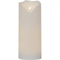 Star Trading 064-45 Flamme Grand 16X40CM LED-Kynttilä, valkoinen