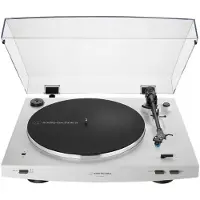 Audio-Technica AT-LP3XBTWH, Hihnakäyttöinen levysoitin, Täysin automaattinen, Valkoinen, Alumiini, 33 1/3,45 RPM, DC-moottori