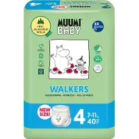 Moomin Baby Baby koko 4 7-11 kg 40 kpl housuvaippa