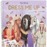 Miss Melody Around the world Dress Me Up tarrakirja