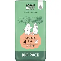 Muumi Moomin Baby koko 4, 7-14 kg 63 kpl teippivaippa