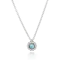 Lumoava Daisy sininen kaulakoru L56248140000