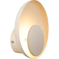 Nordlux Seinävalaisin , Marsi, himmennettävä, Beige, Olohuone, Metalli