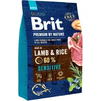 Brit by Nature Sensitive lammas herkkävatsaisille aikuisille koirille 3 kg