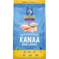 Hau-Hau Champion HHC Kanaa, riisiä & kauraa 12 kg koiran täysravinto