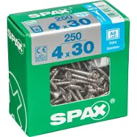 Spax TX 4x30 RST uppokanta yleisruuvi