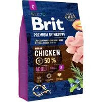 Brit by Nature Adult S pienille aikuisille koirille 3 kg