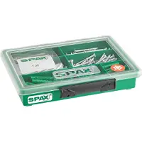 Spax TX uppokanta+tulppa 161kpl lajitelma