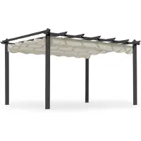 Hillerstorp Skanör Paviljonki 300x400 cm Musta/sand