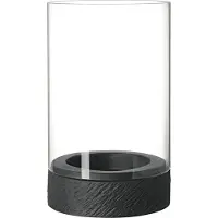 Villeroy & Boch Manufacture Rock Home Hurricane -kynttilälyhty L Musta
