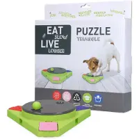 Eat Slow Puzzle Triangle koiran lelu