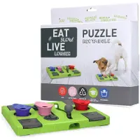 Eat Slow Puzzle Rectangle koiran lelu