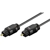 Goobay AVK 216-0300 - Digitaalinen lydkabel (optisk) - SPDIF - TOSLINK han til TOSLINK han - 3 m - fiberoptik
