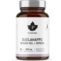 Puhdistamo suolahappo betaiini HCL+ Pepsiini 60 kaps