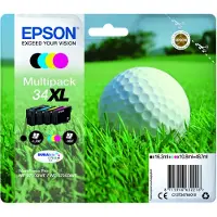 Epson Golf Ball multipack 4-Colours 34XL Durabrite Ultra ink