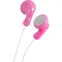 JVC Ha-f14 gumy in-ear headphones wired pink