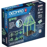 Geomag Glow Recycled 25 Pcs - Multi/patterned - ONE SIZE