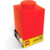 LEGO Ikonisk, Silikoneklods 1000% Med Led-Lys Rød - Multi/patterned - ONE SIZE