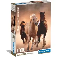 Clementoni Running Horses 1000p palapeli (Compact Box)