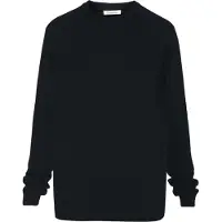 Knowledge cotton apparel Merino Crew Neck Sweater - Navy - S