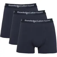 KnowledgeCotton Apparel Anker 3-Pack Underwear Total Eclipse - L
