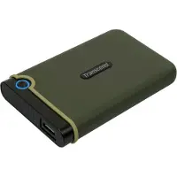 Transcend 2 TB EXTERNAL HDD 2.5", USB 3.1, RUGGED - STOREJET 25M3 (MILITARY GREEN) (TS2TSJ25M3G)