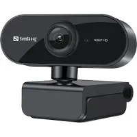 Sandberg USB Webcam Flex Full HD 1080p -webkamera, musta