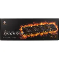 Deltaco DK210 ‑pelinäppäimistö, LED, USB, Nordic