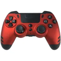 Steelplay Slim Pack langaton ohjain, punainen, PS4/PC