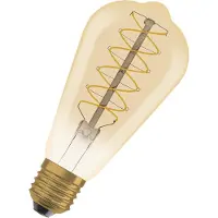 Osram Vintage 1906 Edison E27 420lm 2200K filament himmennettävä led lamppu