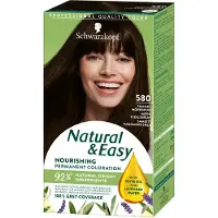Schwarzkopf Natural & Easy Hair Color 580 Sammet Mörkbrun