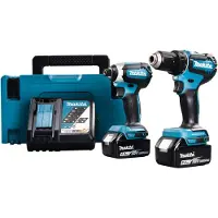 Makita Työkalusarja DLX2289TJ (DDF485 + DTD153); 18 V; 2x5,0 Ah akku