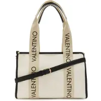 Valentino Käsilaukku 'Candle' kitti / musta / offwhite