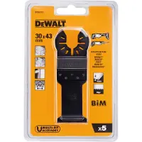 DeWalt Tarkkuusleikkuuterä DT20723-QZ; 30x43 mm; 5 kpl.
