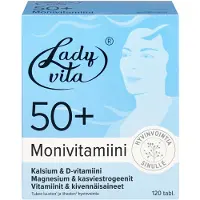 Ladyvita 50+ Monivitamiini 120 tabl. ravintolisä