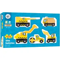 Bigjigs Wooden Work Vehicles 5pcs.