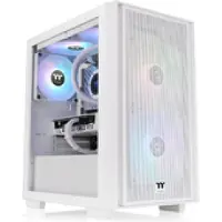 Thermaltake Versa H16 TG ARGB, Micro Tower, PC, Valkoinen, mikro ATX, Mini-ITX, SPCC, 17,5 cm (CA-1Y8-00S6WN-01)