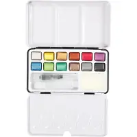 Pigment Art Proff Aqua Akvarellivärit 12 väriä