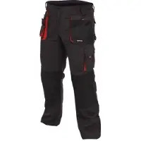 YATO Housut YT-80147; M; musta punainen