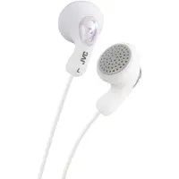 JVC Ha-f14 gumy in-ear headphones wired white