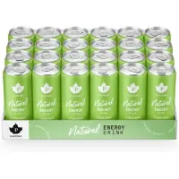 Puhdistamo Natural Energy Drink Vihreä Omena 24x330ml energiajuoma