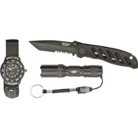 Annan Tillverkare Uzi Special Forces Set - Knife - Flashlight Watch SFS-1