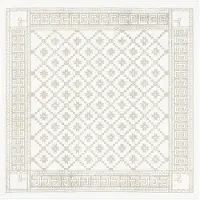 Ekelund - Åttebladrose Pöytäliina 80x80 cm Beige